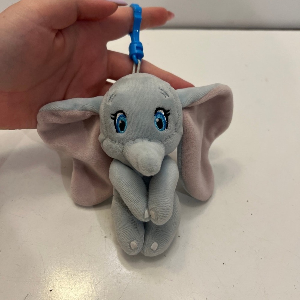 TY Beanie Baby - Dumbo the Elephant (Disney) (Plastic Key Clip